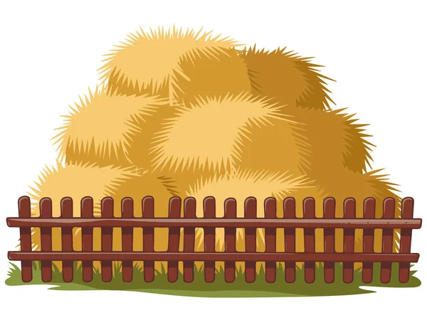 Kırsal kesim sahnesinde kuru buğday demeti.