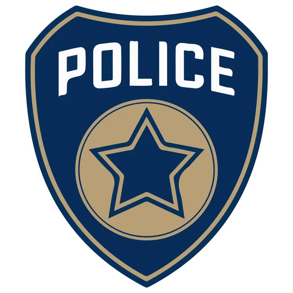 Altın rozet beyaz arkaplanda izole edilmiş vektör çizimi