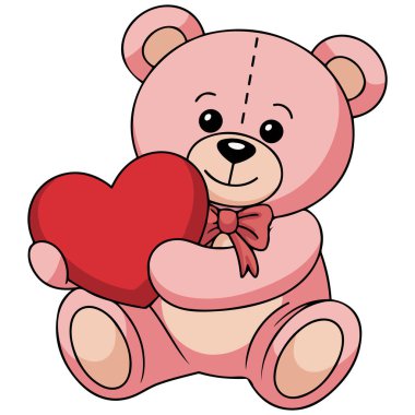 beyaz arkaplanda aşk gülü izole vektör illüstrasyonu