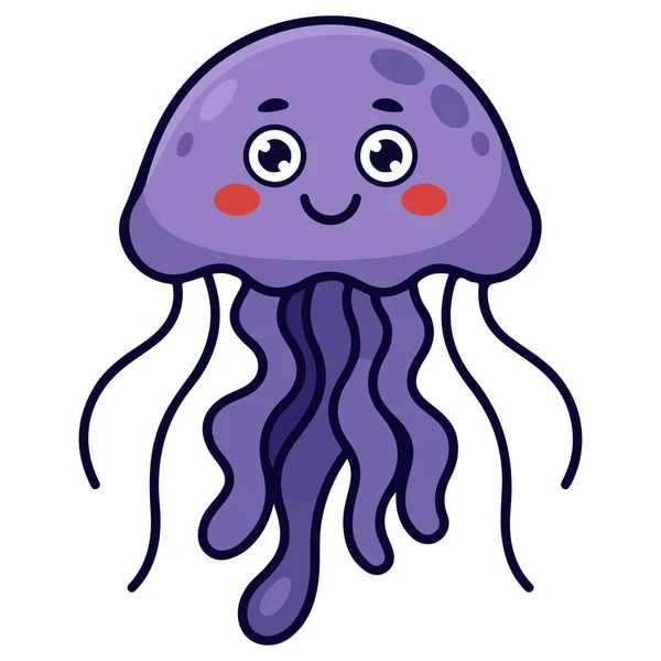 Sosyal ağlar vektör illüstrasyonu için çiftlik denizanası simgesi etiketi