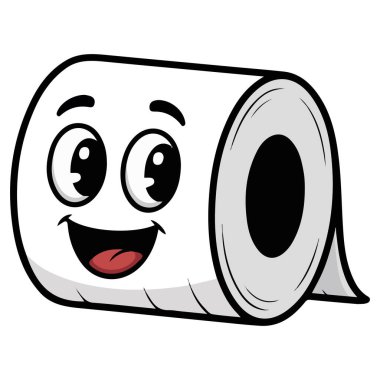 Beyaz arkaplanda dokuma karakteri çizgi film biçimi izole edilmiş vektör çizimi