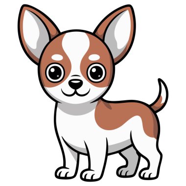 Beyaz arkaplan üzerindeki köpek vektör siluetini kes