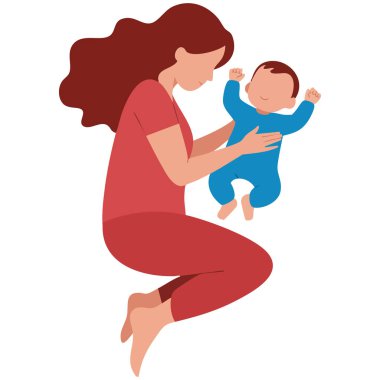  Anne ve yeni doğan bebek aynı yatakta yatıyor.