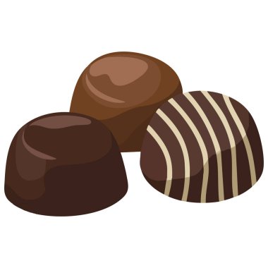  Çizgili siyah ve beyaz çikolatalı bon şekerleri baltalıyor