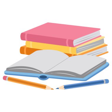  Kitaplar ve kalemlerle süreç kavramı öğreniliyor