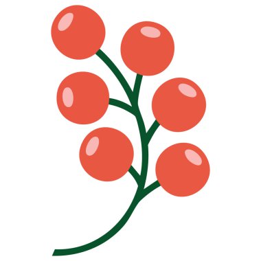 Yeşil yapraklı böğürtlen ağacı dalı