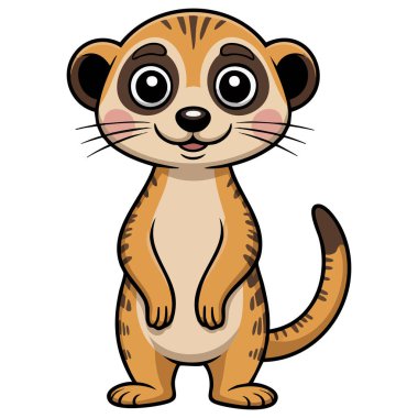 Çocuk vektörü için M harfli maymun alfabe eğitimi