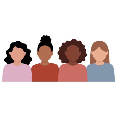 Sancakta çeşitli milletlerden bir grup kadın