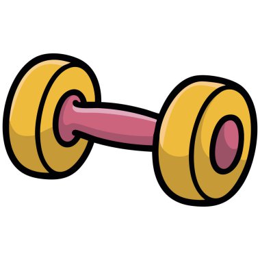 ağırlık kaldırma kuvveti karalama beyaz arkaplanda izole vektör çizimi