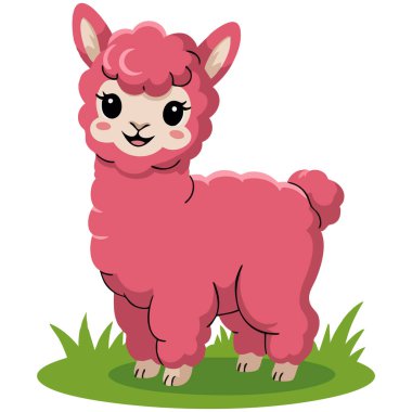 domestic sheep animal farm doodle isolated vector illustration on white background