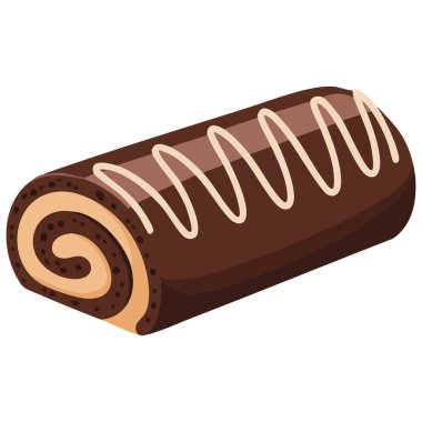 Taze krema ve fındıkla doldurulmuş yumuşak çikolatalı pasta.