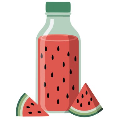 Mühürlü kapta saman açıcı ile yaz meyveli içecek.