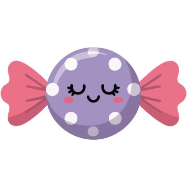 Minimalist nane şekeri paketleme beyaz arka planda izole edilmiş çocuklar tatlı