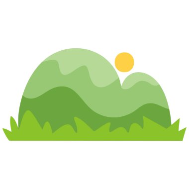 Kumlu zemin üzerinde büyüyen iki çöl palmiyesi beyaz arka planda izole edilmiş tropikal sahne vektör çizimi