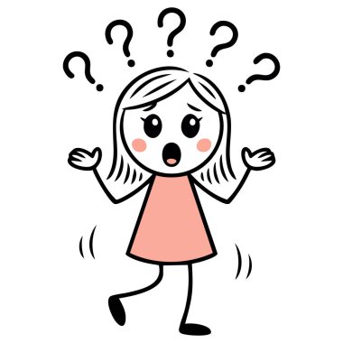 Karışık çubuk figürü erkek seçimi ikilemi beyaz arkaplanda izole edilmiş vektör çizimi