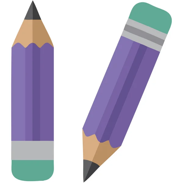 Kalem çizimi uzun düz çizgi enstrüman vektörü