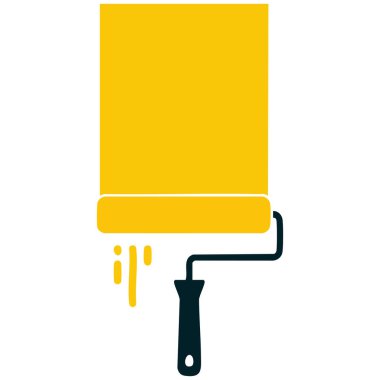 Beyaz arkaplan sanatında logo vektörü izole edilmiş vektör çizimi