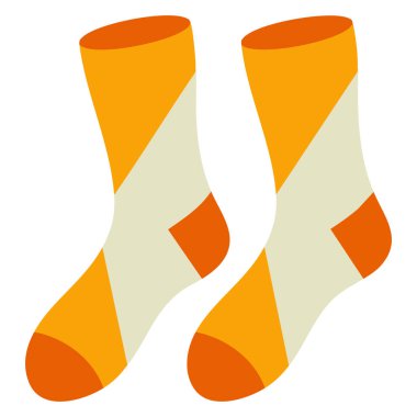 Sıcak çorap vektör illüstrasyonu eşsiz yaratıcı konsept izole edilmiş beyaz arkaplan vektör illüstrasyonu