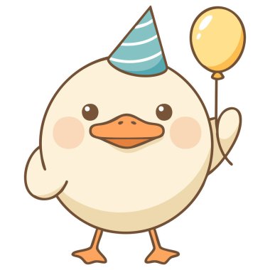 Kaz karakteri eşsiz yaratıcı kavram izole edilmiş beyaz arkaplan vektör çizimi