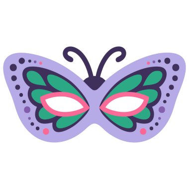 Zarif Venedik karnaval maskesi Mardi Gras tatil tüyü maskeli balosu