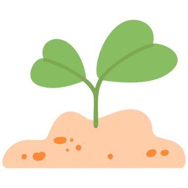 Yeryüzü eşsiz yaratıcı kavramı beyaz arka planda izole edilmiş vektör çizimi