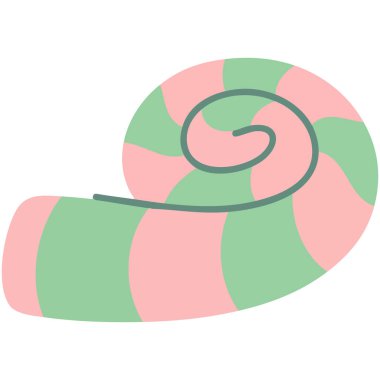 Beyaz arkaplanda mevsimsel aksesuar tasarımı izole edilmiş vektör çizimi