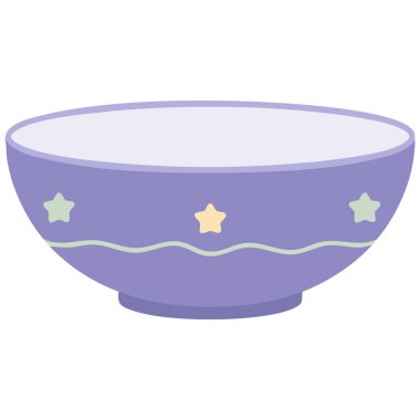 Mutfak kasesi, beyaz arka planda izole edilmiş eşsiz yaratıcı konsept vektör çizimi