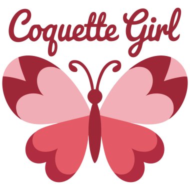 Hattatlık çizen el garip kelebekli seksi kız kalp yayı dantelli vektör