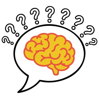 Zihinsel yaratıcılık kavramı beyin ikonu psikoloji meditasyon oyun vektör tasarımı ile beyin fırtınası