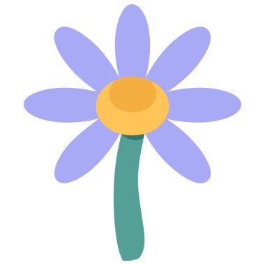 Beyaz çiçek tasarım vektörü beyaz arkaplanda izole edildi