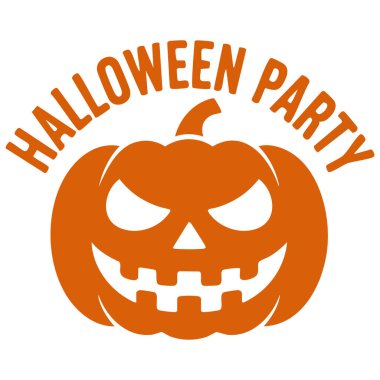 Beyaz arkaplanda web afiş partisi davetleri ve tebrik kartı vektör illüstrasyonu için cadılar bayramı tasarımı