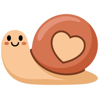 Şirin kreş sanatı Hayallerini takip et komik salyangoz kalbi gökkuşağı çizimi ile