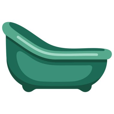 Bebek banyosu şirin vektör sembolü. Yeni doğan bebekler için ağ.