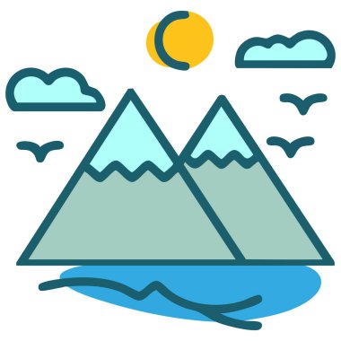 Sade beyaz arkaplan üzerinde izole edilmiş web için tepe istasyonu vektör düz simgesi