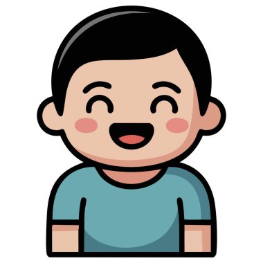 İnsan kişisi avatar simgesi görüntü vektör çizimi beyaz arkaplanda izole