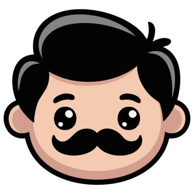 Beyaz arka planda izole edilmiş sevimli sihirbaz çizgi film karakteri çizimi