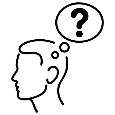 Ticari iş için uygun Faq vektör simgesi beyaz arkaplanda kolayca düzenlenebilir