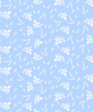 Çiçekli ve çiçekli vektörsüz desen