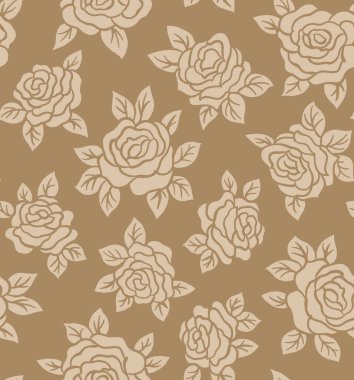 Dikişsiz arka plan gül