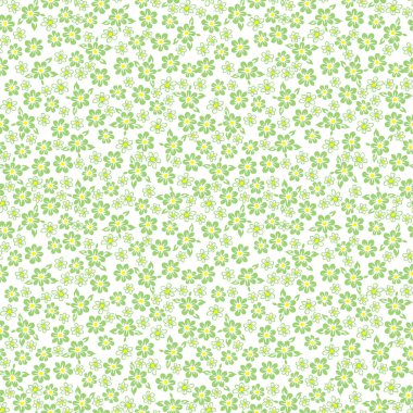 yeşil çiçek desenli.