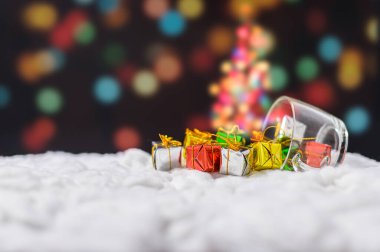 Hediye kutusu Mutlu Noeller arkaplanı