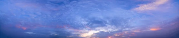 Panorama Céu Nuvens Noite — Fotografia de Stock