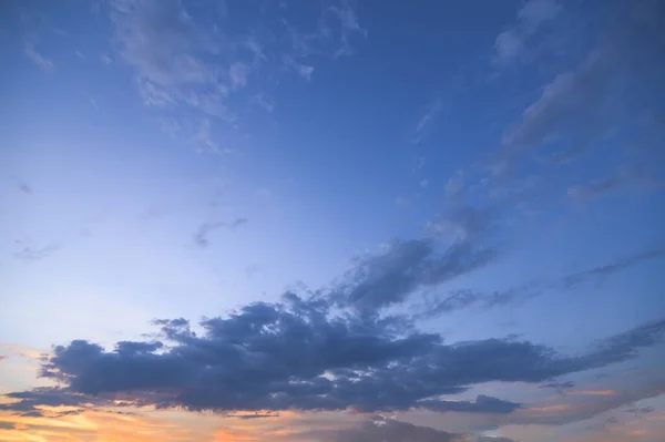 Lucht Wolken Avond — Stockfoto