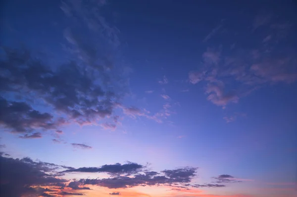 Céu Nuvens Noite — Fotografia de Stock