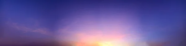 Panorama Wolken Abend — Stockfoto