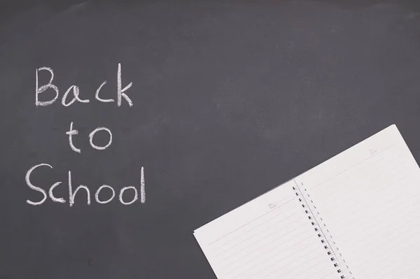 Back School Education Concept Book Blackboard — Stock Photo, Image