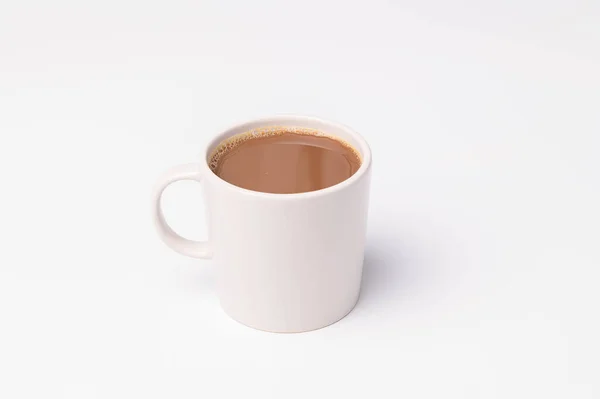 Kaffeetasse Auf Weißem Hintergrund — Stockfoto