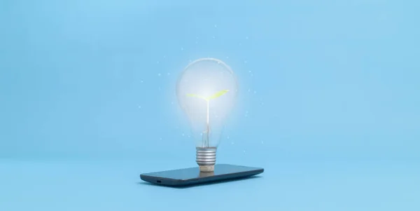 Die Konzepte Neue Ideen Glühbirnen — Stockfoto