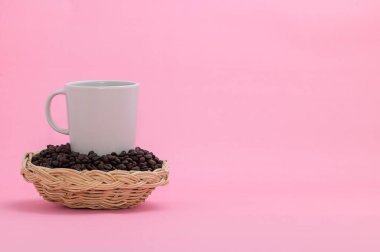 Kahve çekirdeği kahve fincanı enerjisi