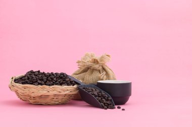 Kahve çekirdeği kahve fincanı enerjisi